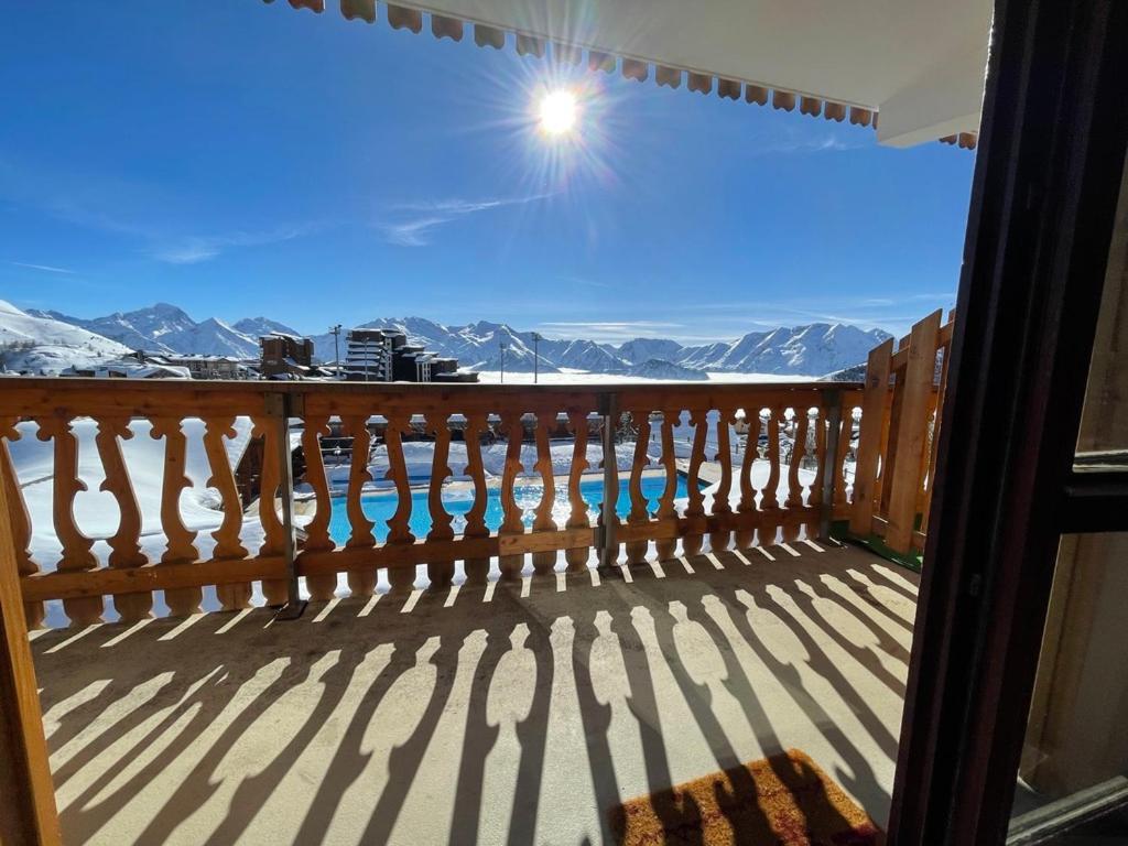 Superbe Studio Avec Vue Exceptionnelle Alpe d'Huez Exterior foto